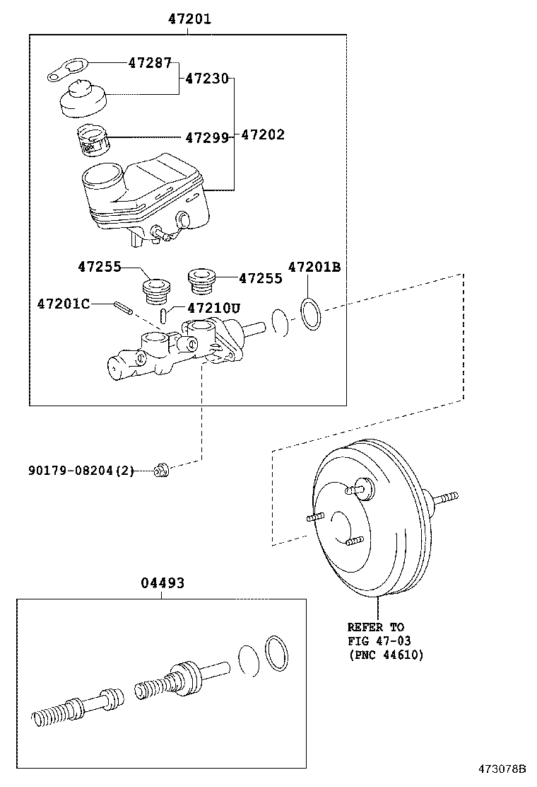  PROBOX SUCCEED |  BRAKE MASTER CYLINDER