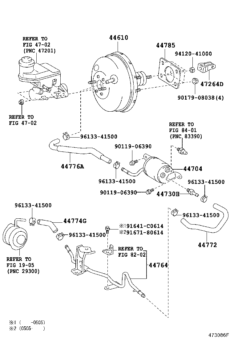  PROBOX SUCCEED |  BRAKE BOOSTER VACUUM TUBE