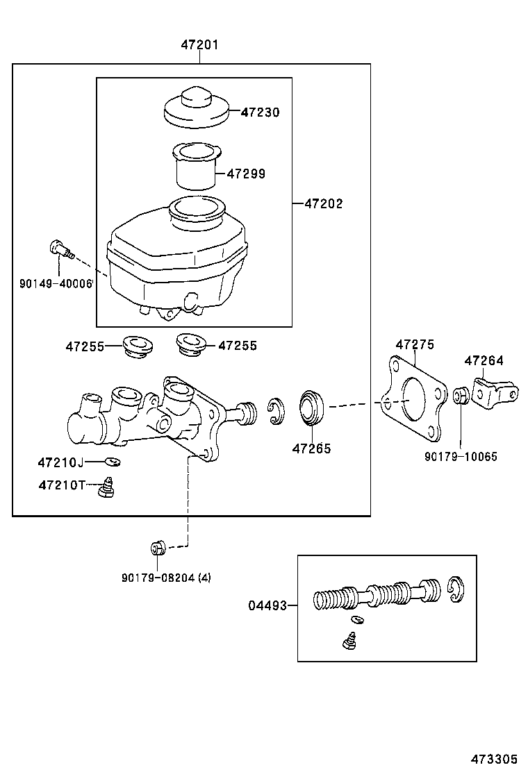  CROWN COMFORT SED |  BRAKE MASTER CYLINDER