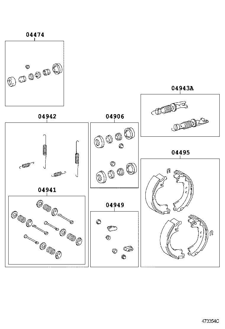  PROBOX SUCCEED |  REAR DRUM BRAKE WHEEL CYLINDER BACKING PLATE