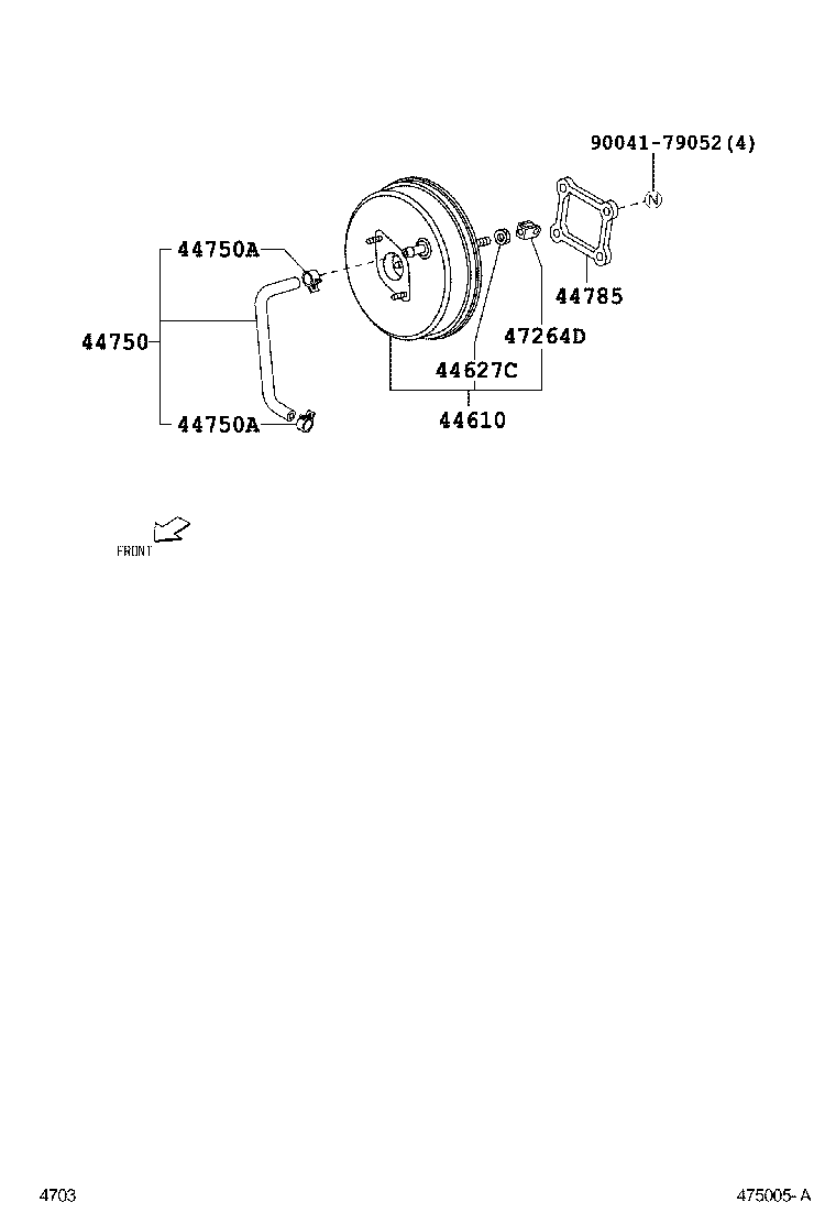  BB |  BRAKE BOOSTER VACUUM TUBE