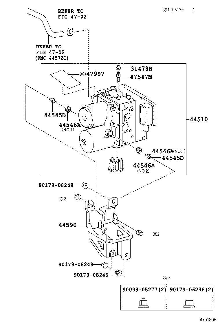  ESTIMA HYBRID |  BRAKE TUBE CLAMP