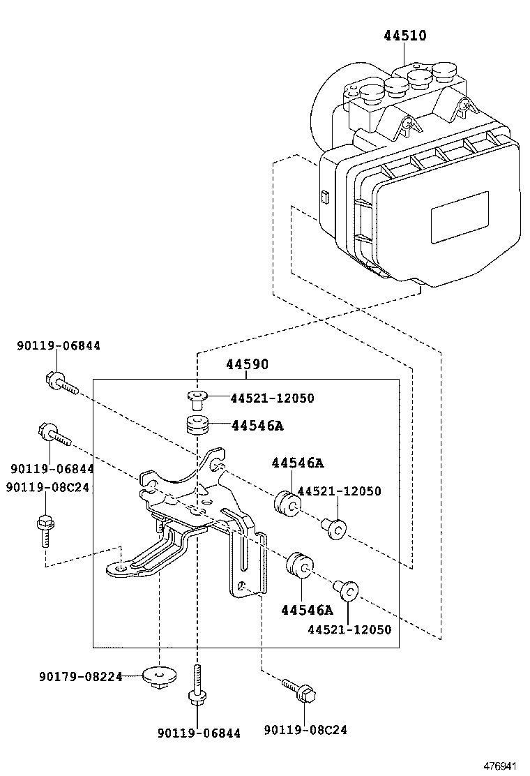  WISH |  BRAKE TUBE CLAMP