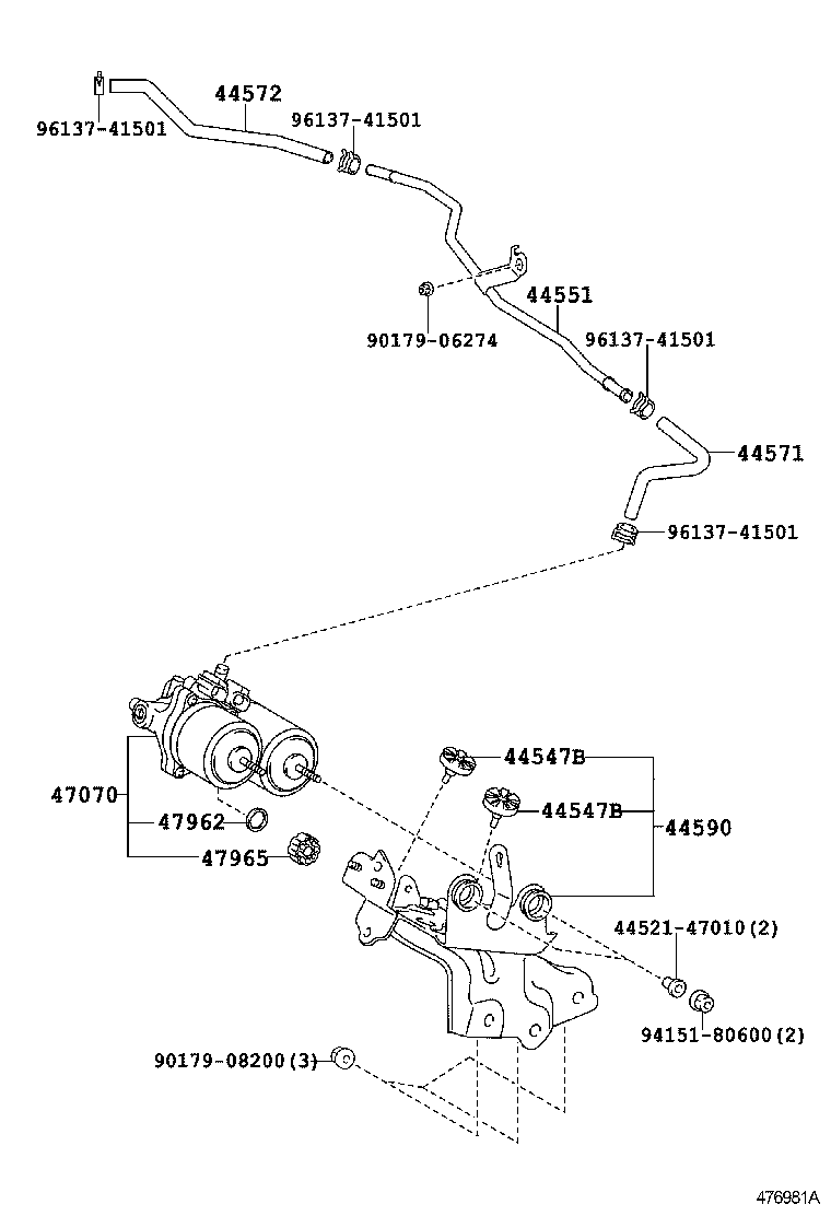  SAI |  BRAKE TUBE CLAMP