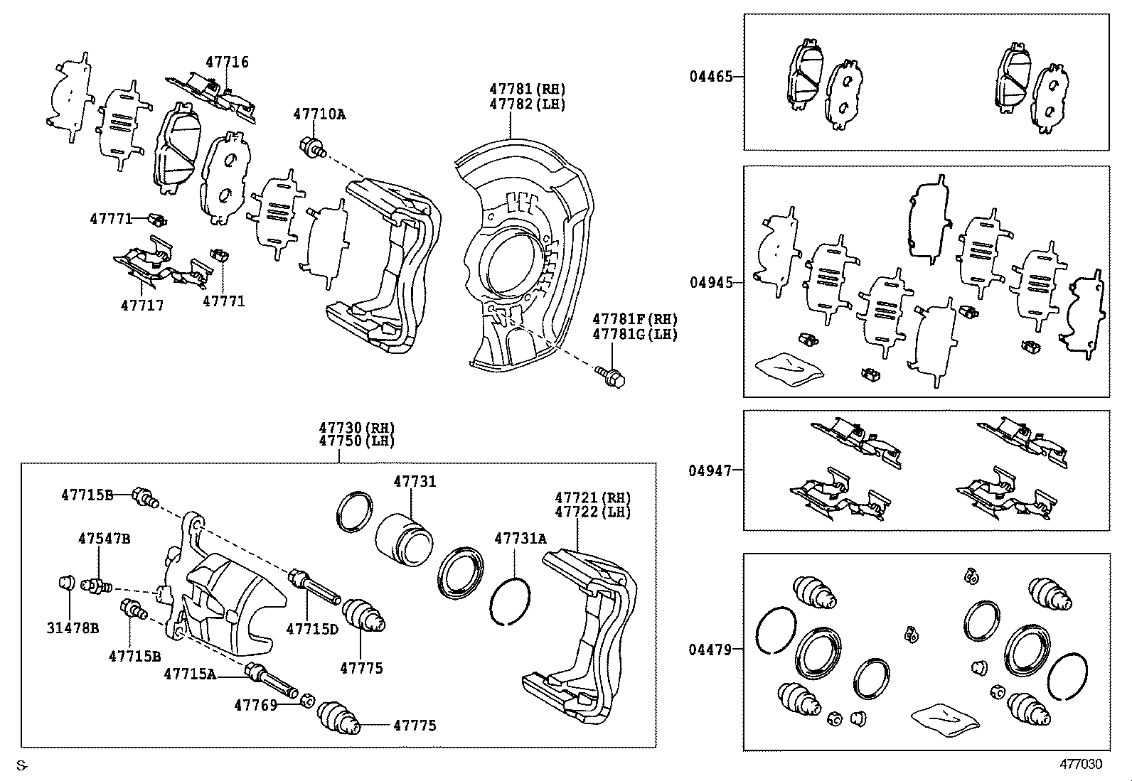  ISIS |  FRONT DISC BRAKE CALIPER DUST COVER