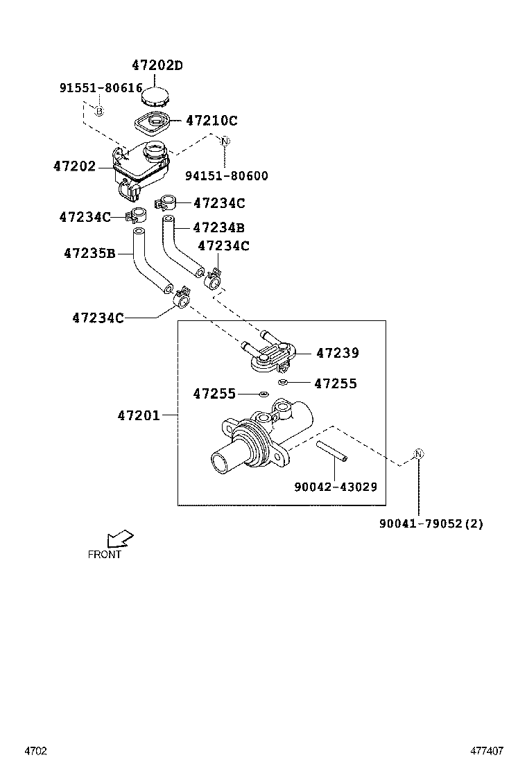  PIXIS VAN |  BRAKE MASTER CYLINDER