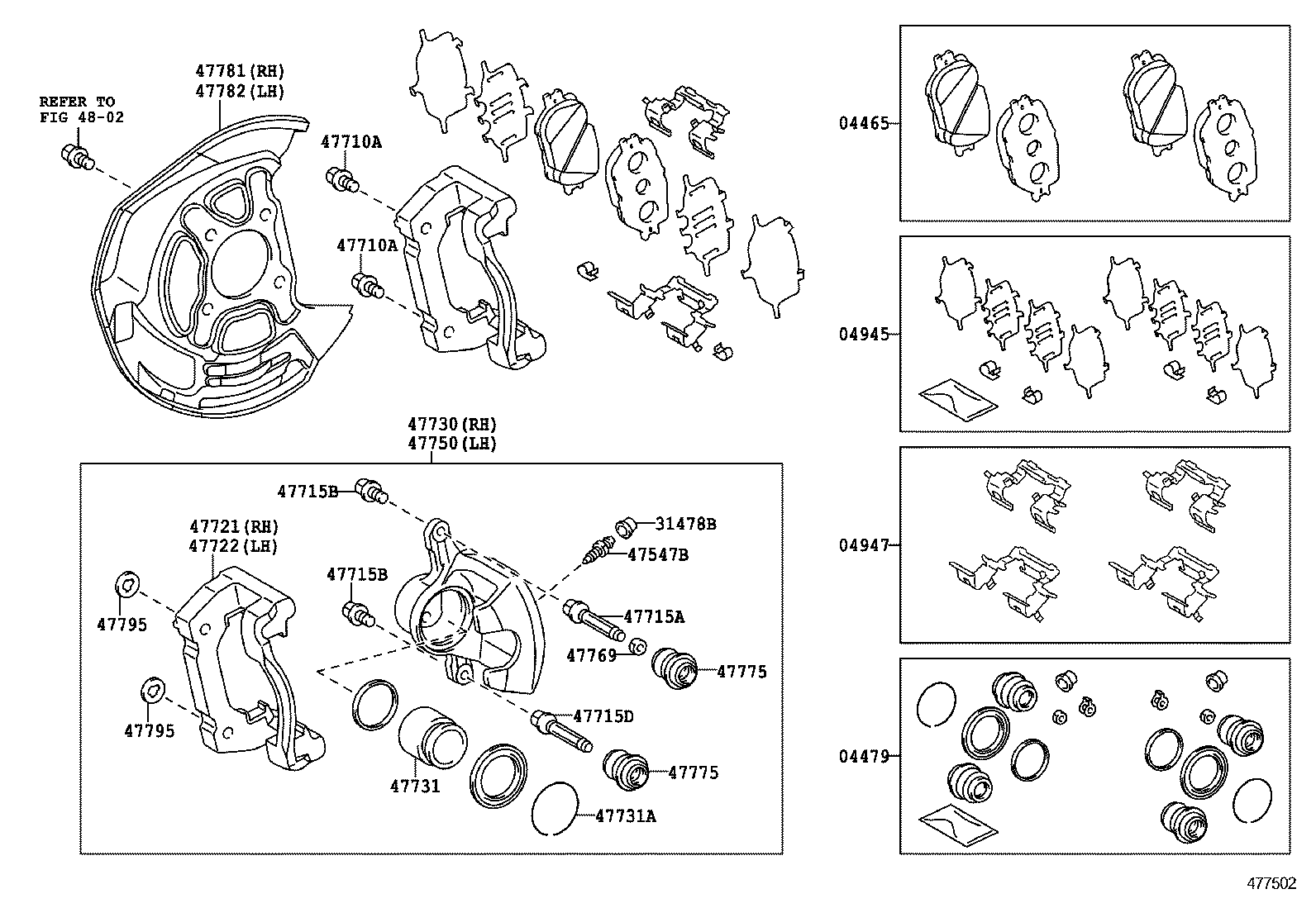  IS250 350 |  FRONT DISC BRAKE CALIPER DUST COVER