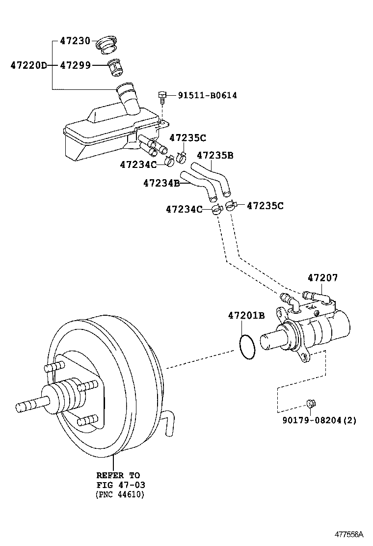  DYNA TOYOACE |  BRAKE MASTER CYLINDER