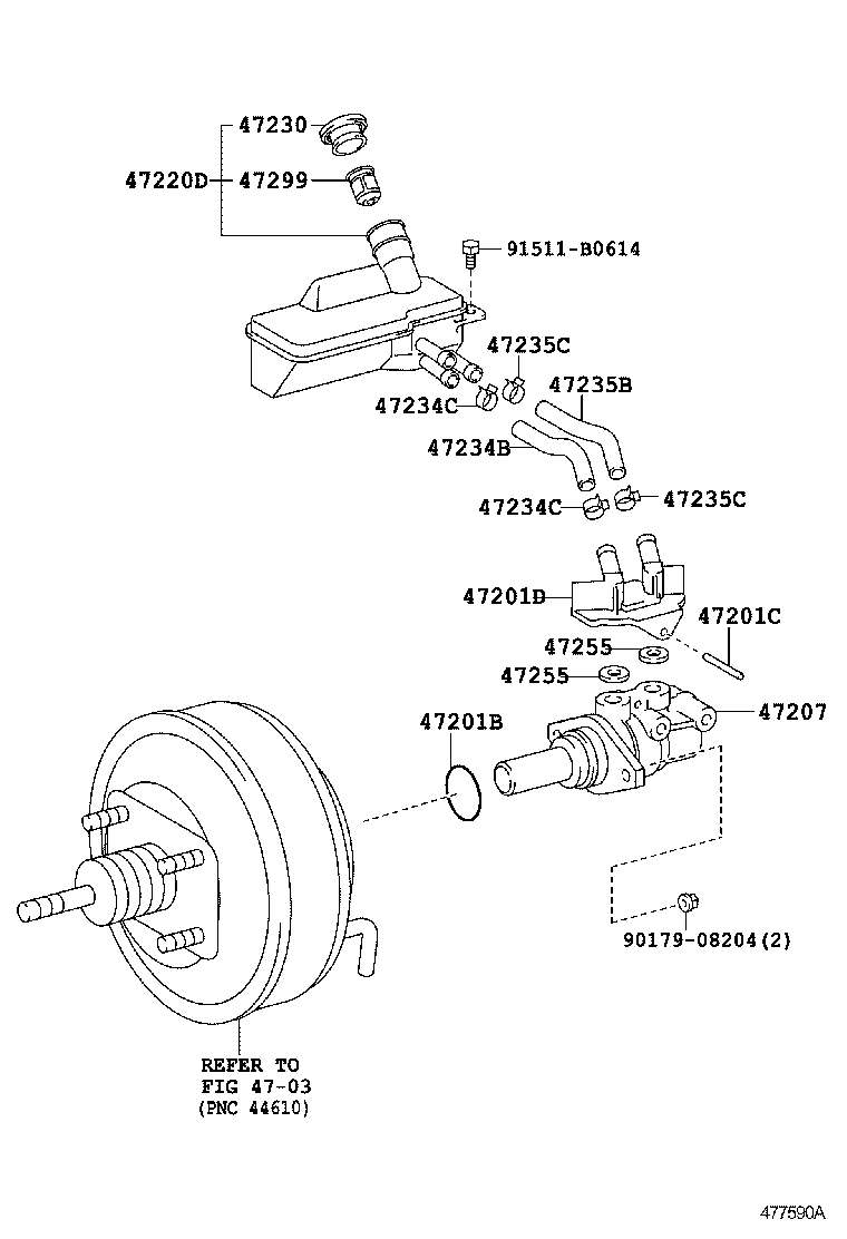  DYNA TOYOACE |  BRAKE MASTER CYLINDER