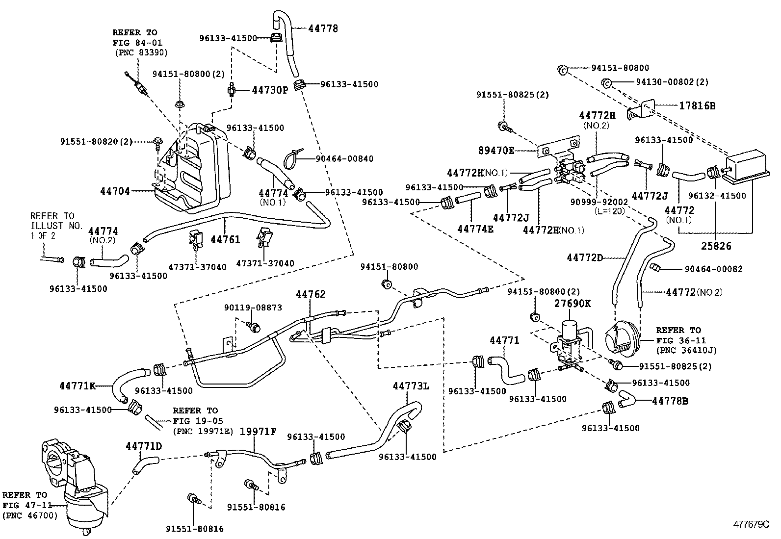  DYNA TOYOACE |  BRAKE BOOSTER VACUUM TUBE