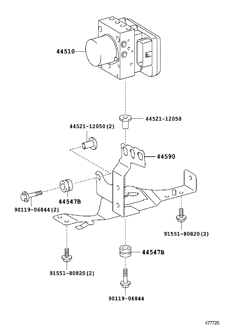  DYNA TOYOACE |  BRAKE TUBE CLAMP