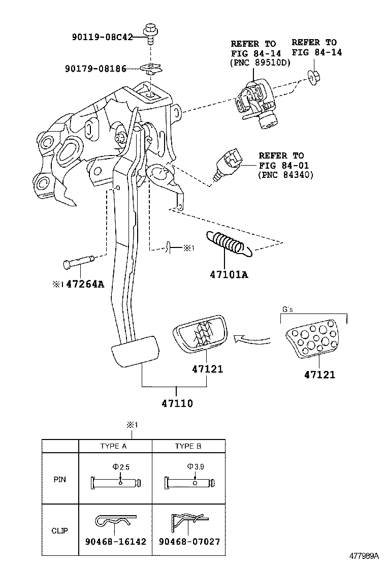  PRIUS |  BRAKE PEDAL BRACKET