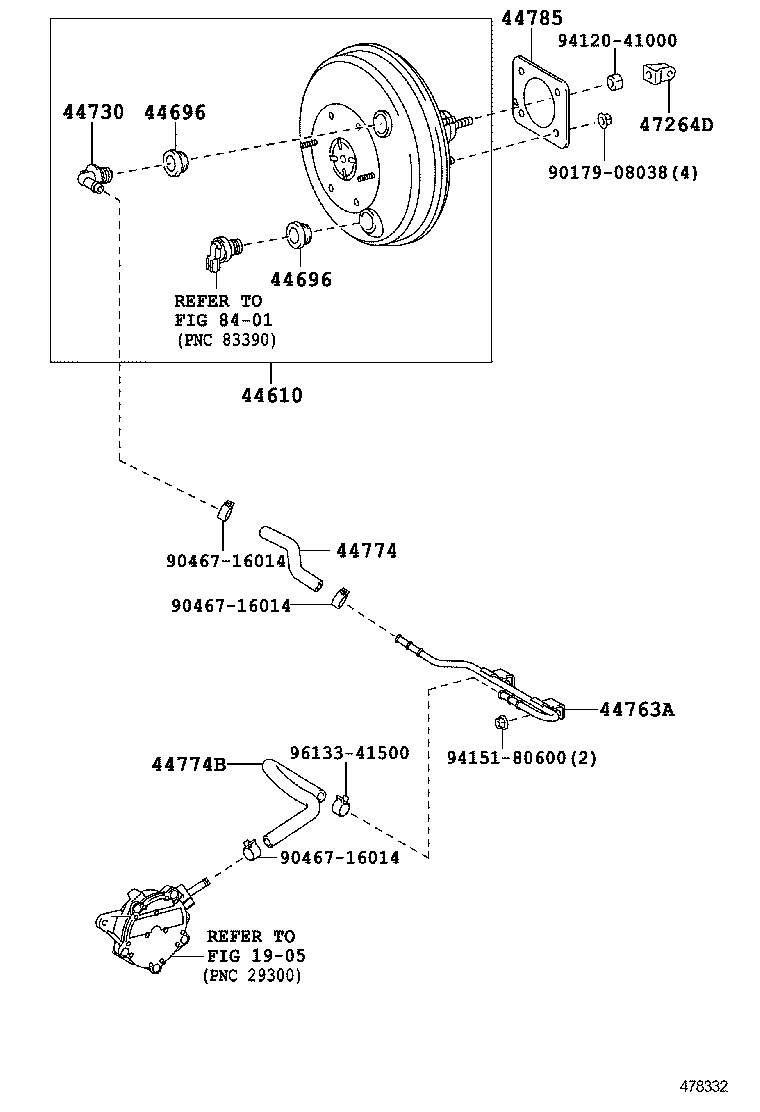  ISIS |  BRAKE BOOSTER VACUUM TUBE