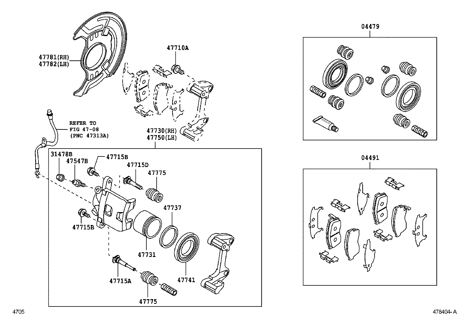  PIXIS SPACE |  FRONT DISC BRAKE CALIPER DUST COVER