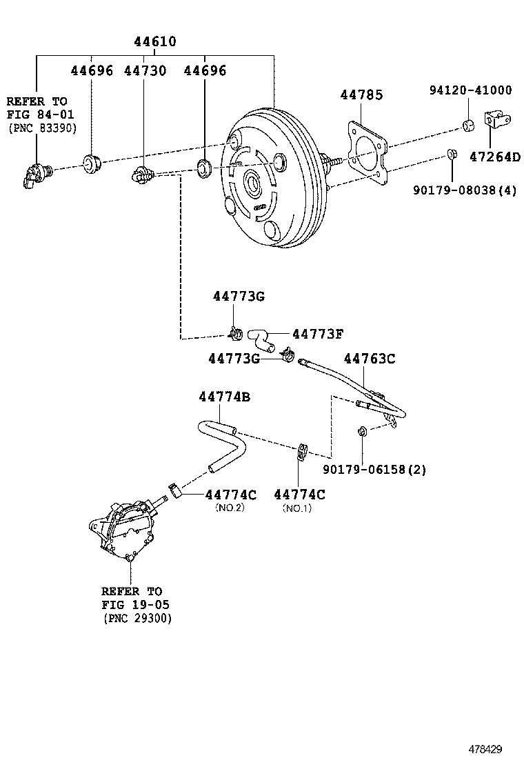  PREMIO ALLION |  BRAKE BOOSTER VACUUM TUBE