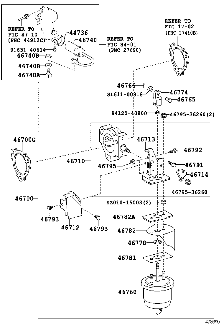  COASTER |  EXHAUST BRAKE ASSEMBLY VACUUM CYLINDER