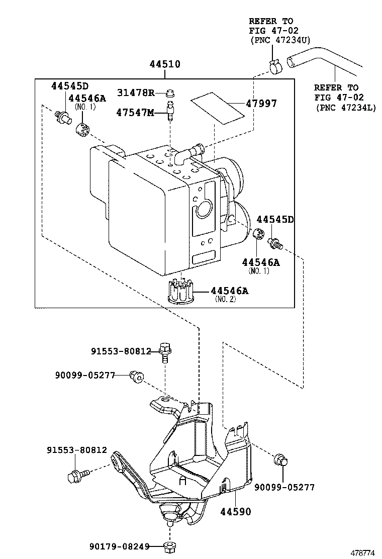  IS250 350 300H |  BRAKE TUBE CLAMP