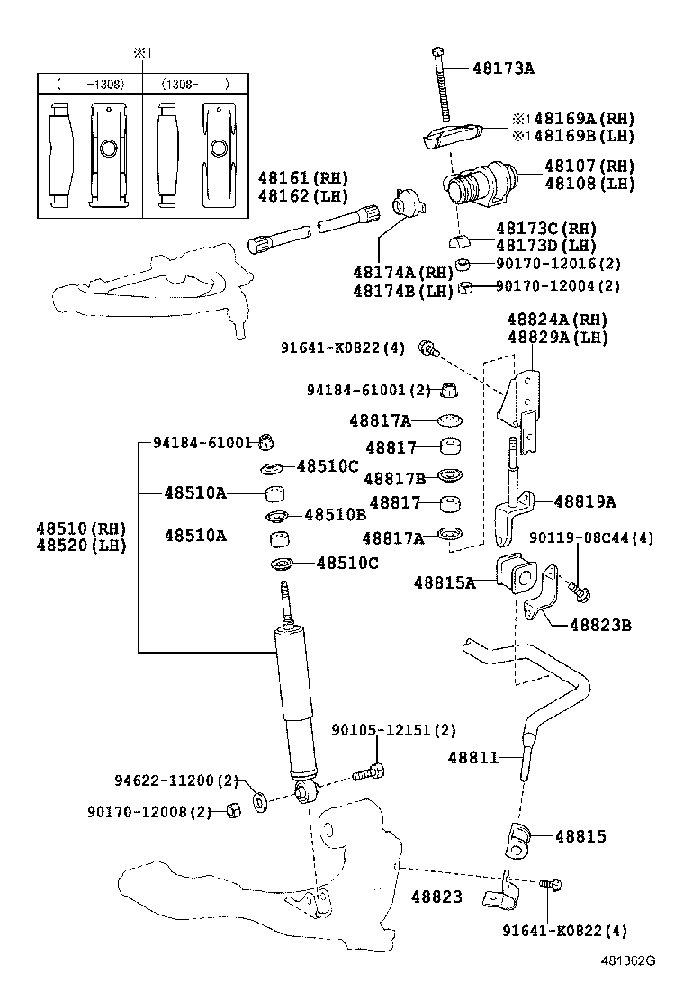  DYNA TOYOACE |  FRONT SPRING SHOCK ABSORBER