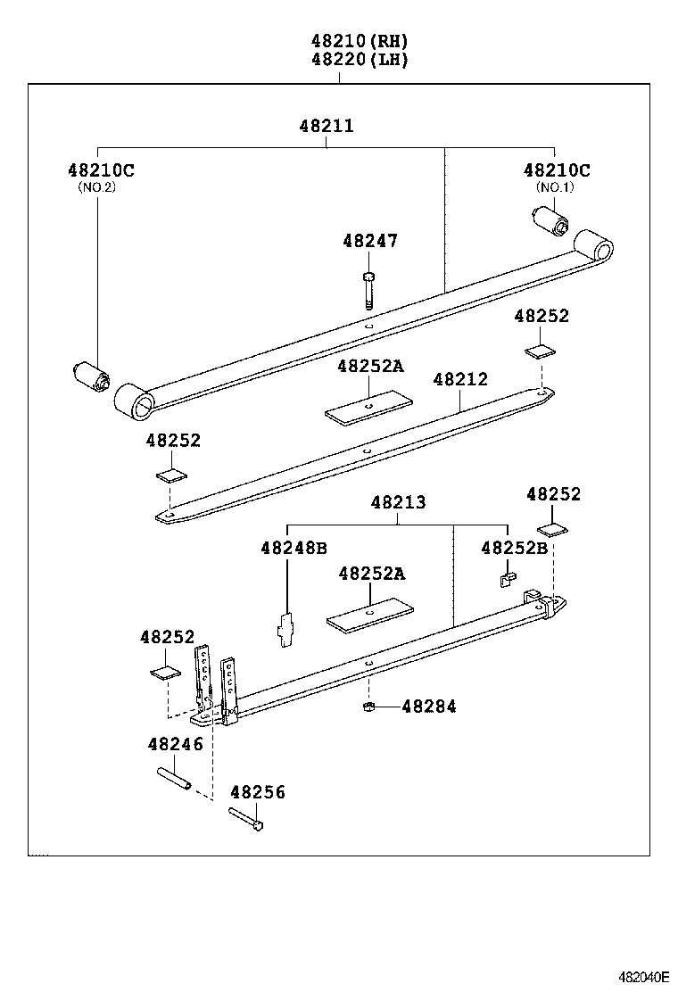  HIACE REGIUSACE |  REAR SPRING SHOCK ABSORBER