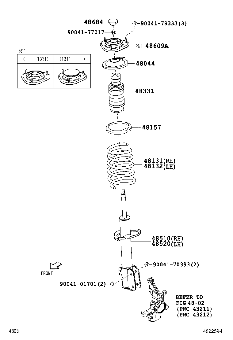  RUSH |  FRONT SPRING SHOCK ABSORBER