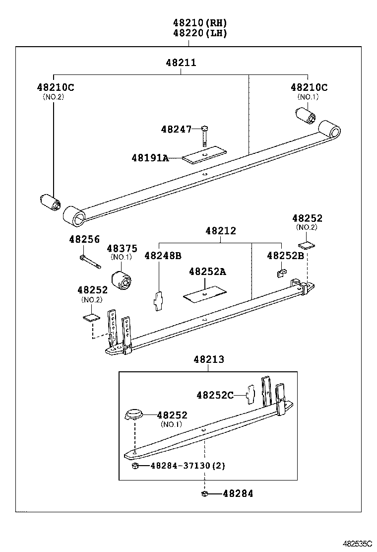  HIACE REGIUSACE |  REAR SPRING SHOCK ABSORBER