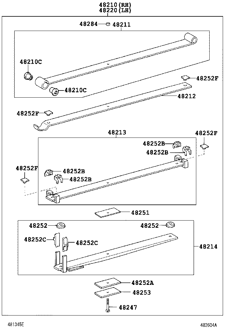  DYNA TOYOACE |  REAR SPRING SHOCK ABSORBER