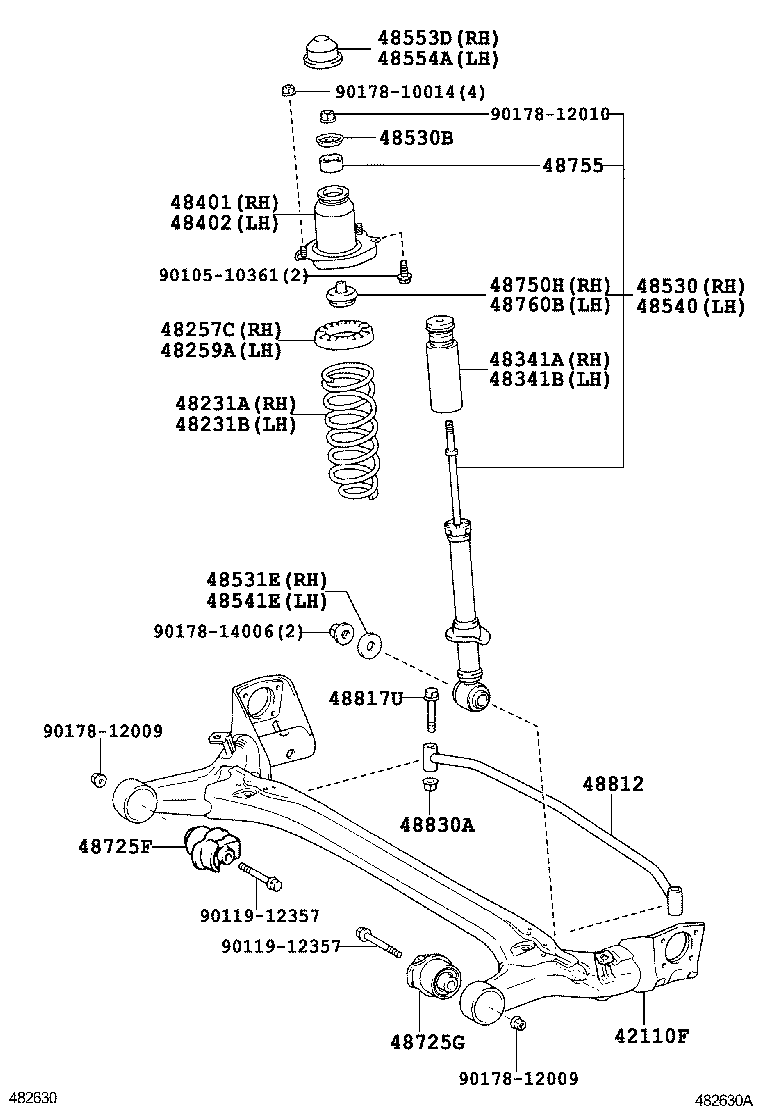  PREMIO ALLION |  REAR SPRING SHOCK ABSORBER