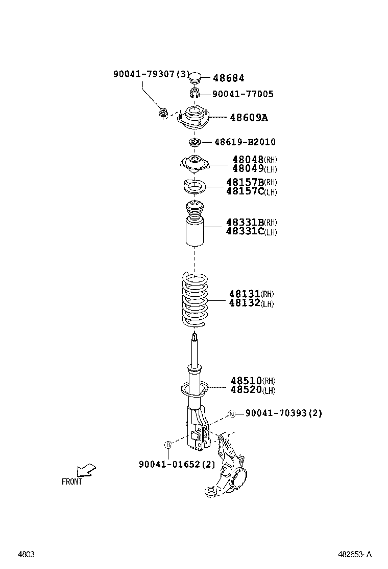  PIXIS VAN |  FRONT SPRING SHOCK ABSORBER