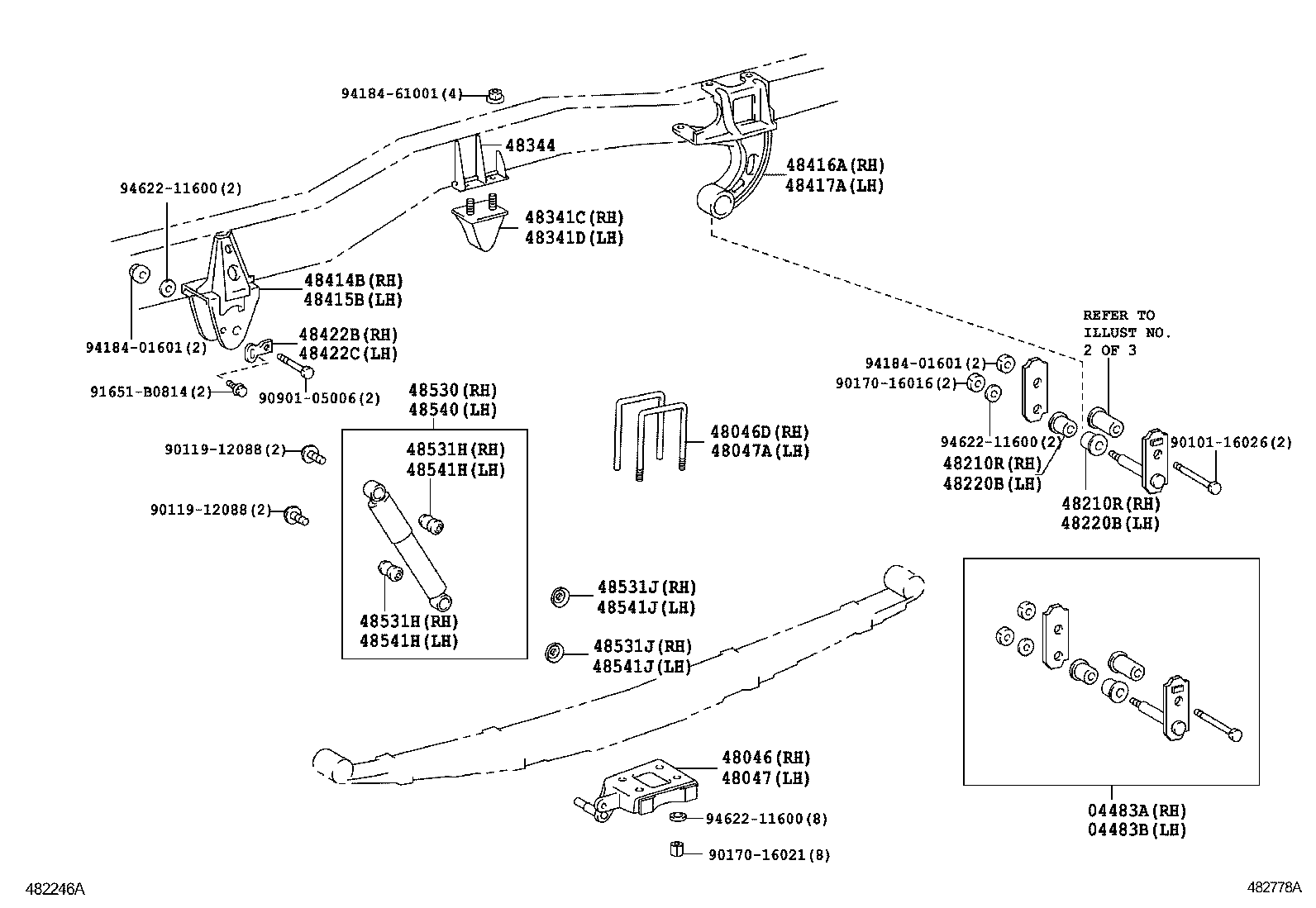  COASTER |  REAR SPRING SHOCK ABSORBER