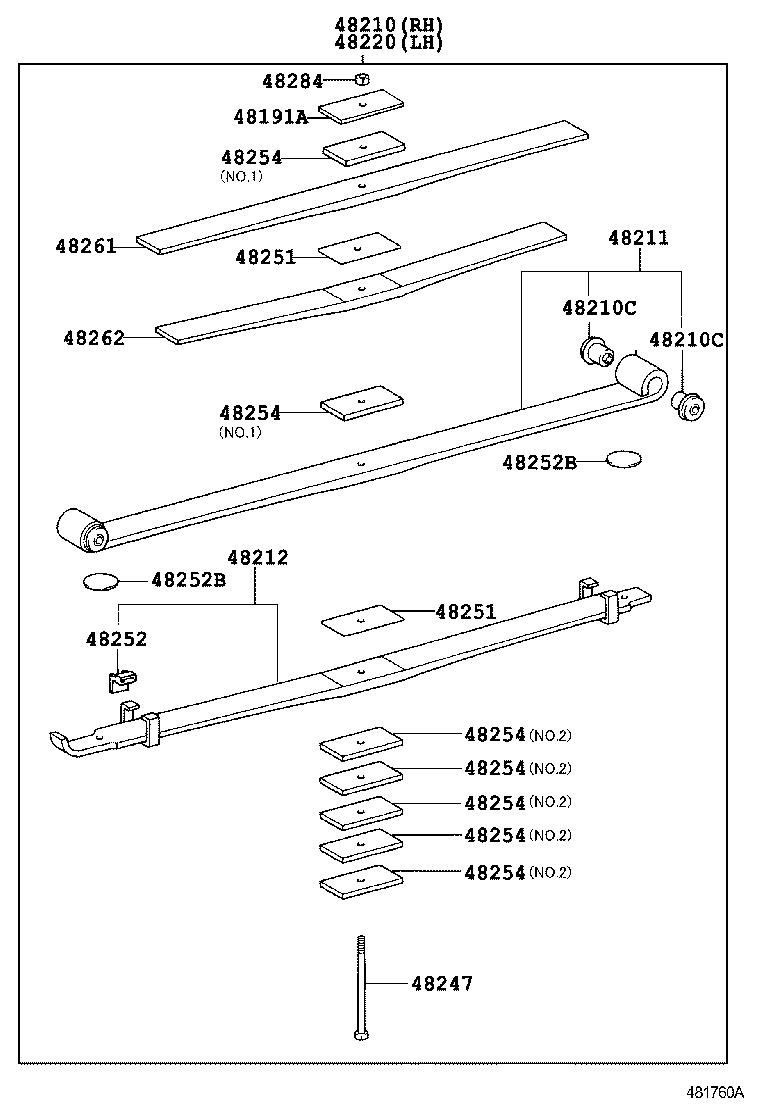  DYNA TOYOACE |  REAR SPRING SHOCK ABSORBER