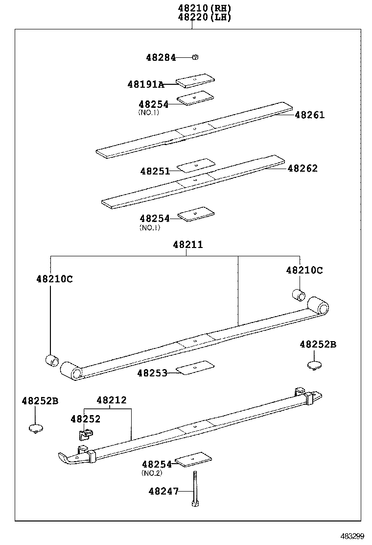  DYNA TOYOACE |  REAR SPRING SHOCK ABSORBER