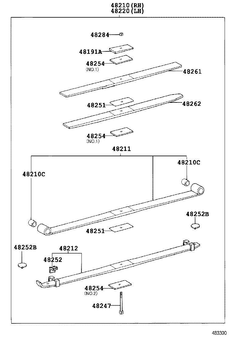  DYNA TOYOACE |  REAR SPRING SHOCK ABSORBER