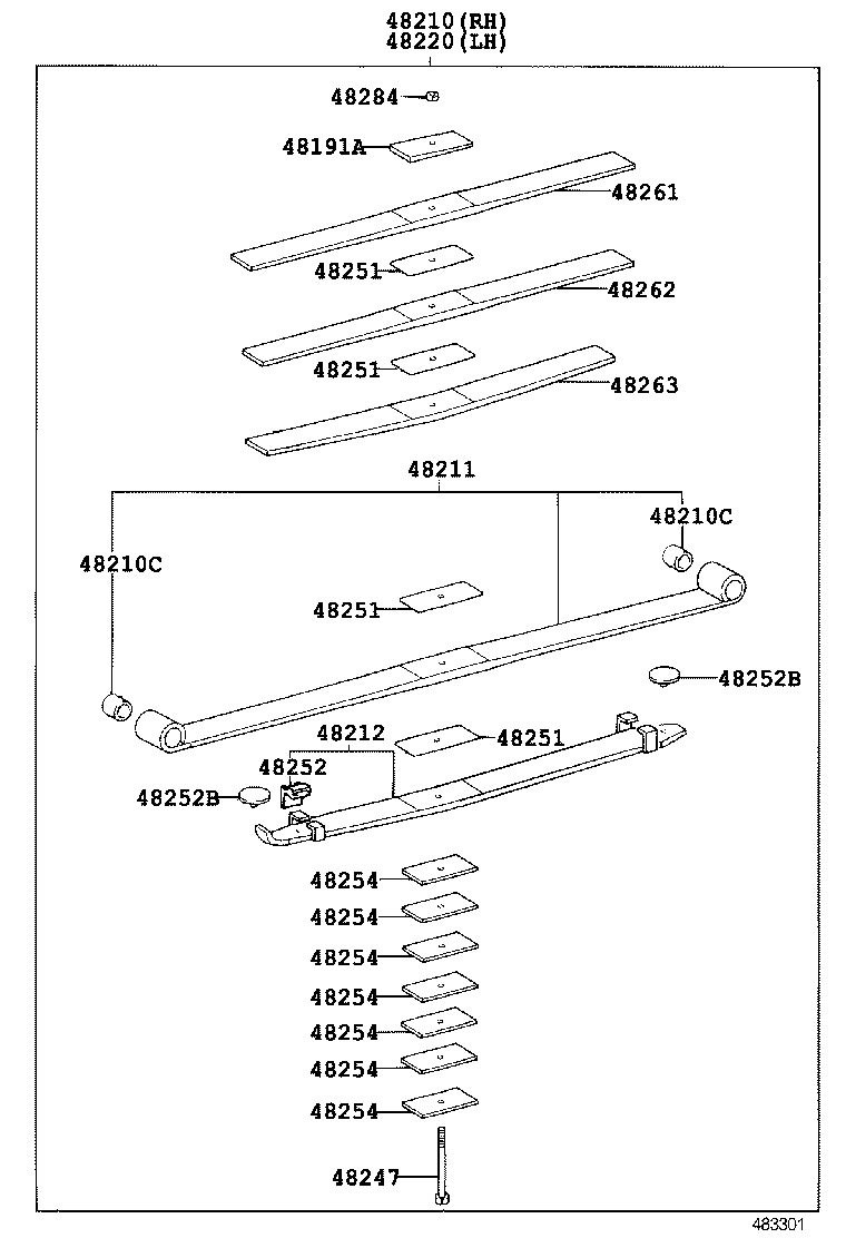  DYNA TOYOACE |  REAR SPRING SHOCK ABSORBER