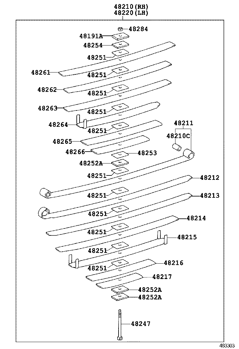  DYNA TOYOACE |  REAR SPRING SHOCK ABSORBER
