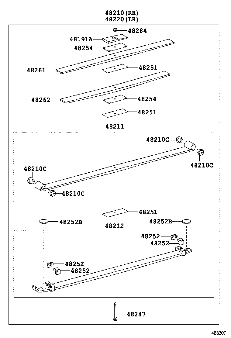  DYNA TOYOACE |  REAR SPRING SHOCK ABSORBER