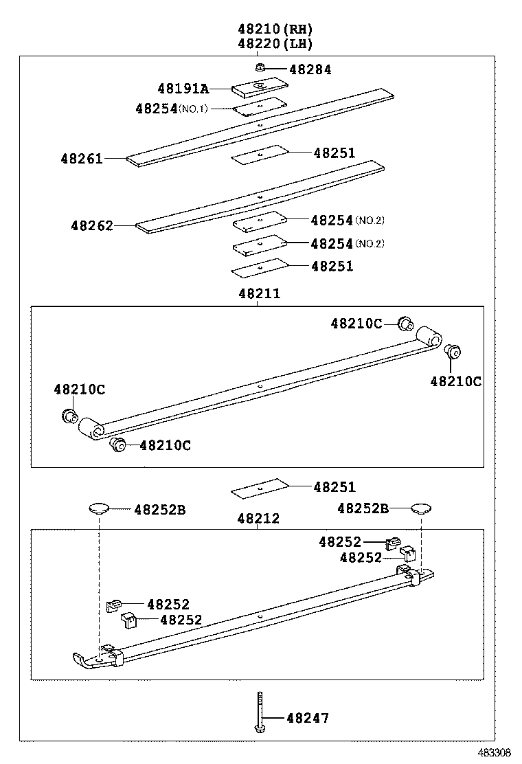  DYNA TOYOACE |  REAR SPRING SHOCK ABSORBER