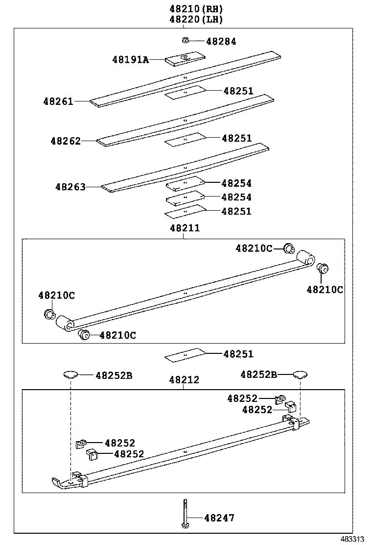  DYNA TOYOACE |  REAR SPRING SHOCK ABSORBER