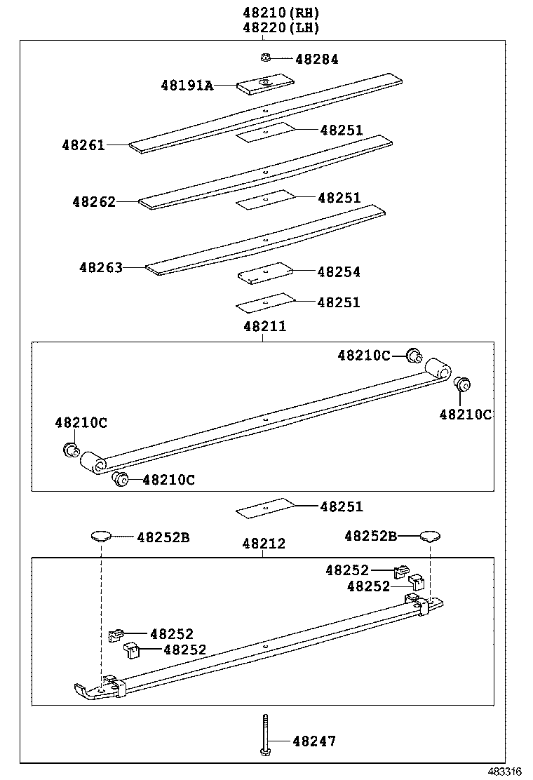  DYNA TOYOACE |  REAR SPRING SHOCK ABSORBER