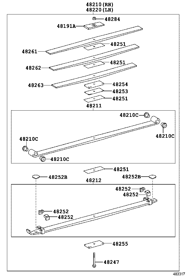  DYNA TOYOACE |  REAR SPRING SHOCK ABSORBER