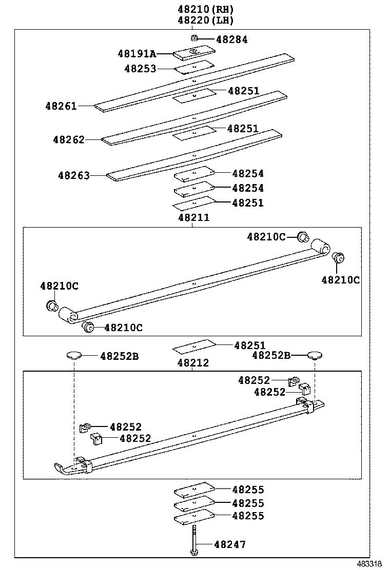  DYNA TOYOACE |  REAR SPRING SHOCK ABSORBER