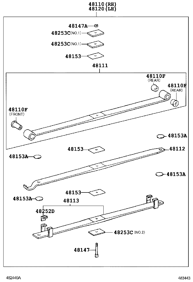  DYNA TOYOACE HV |  FRONT SPRING SHOCK ABSORBER