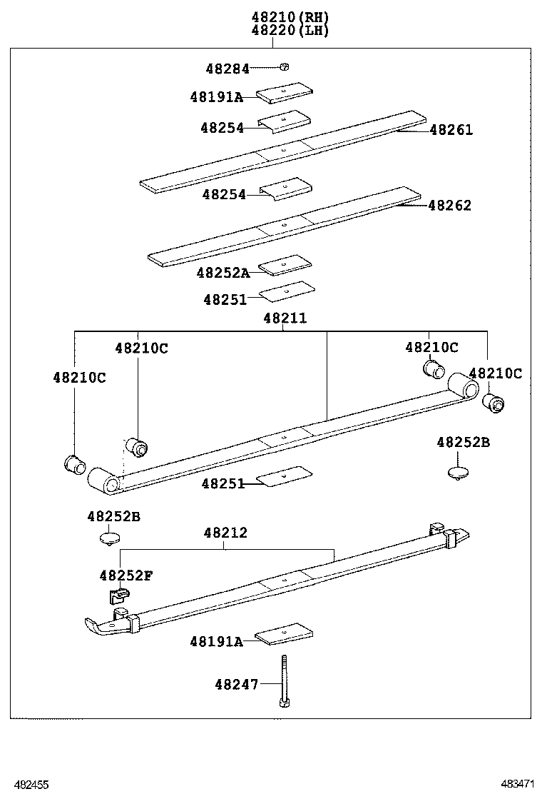  DYNA TOYOACE |  REAR SPRING SHOCK ABSORBER