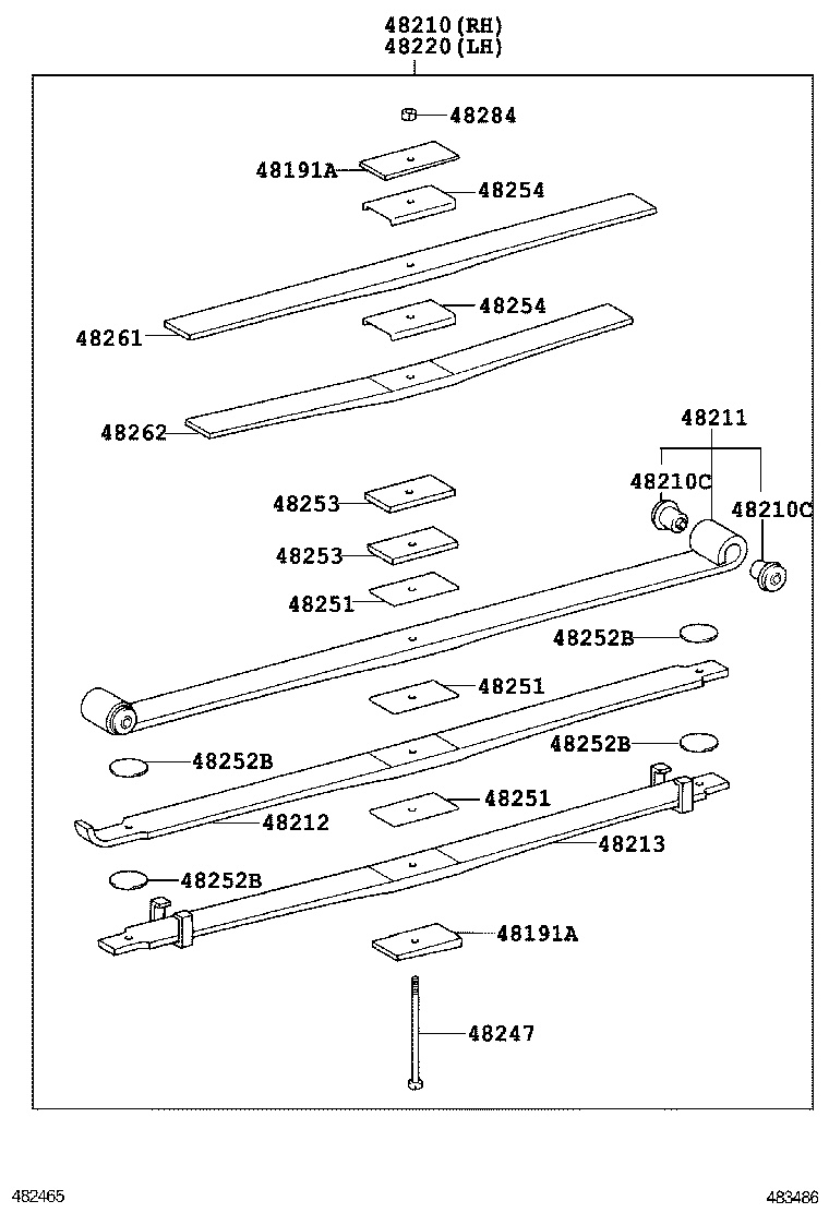  DYNA TOYOACE |  REAR SPRING SHOCK ABSORBER