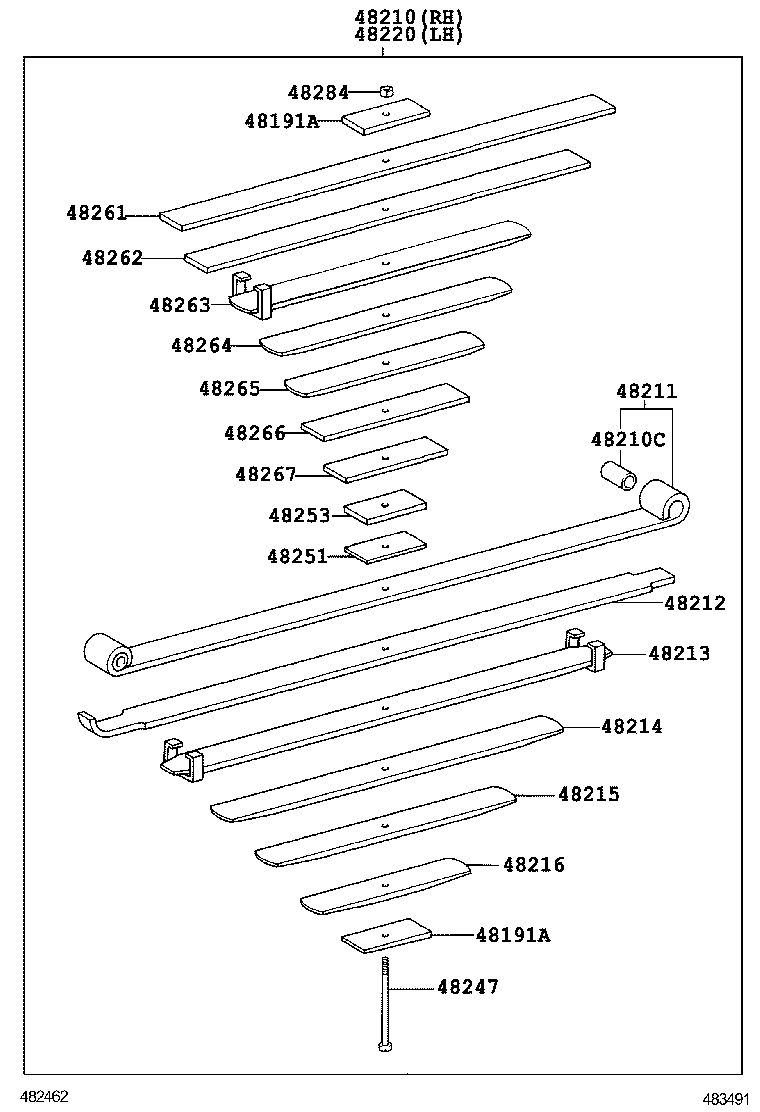  DYNA TOYOACE |  REAR SPRING SHOCK ABSORBER