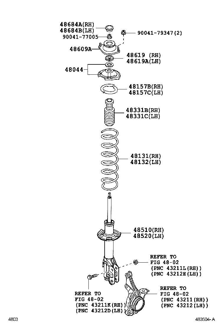  PIXIS EPOCH |  FRONT SPRING SHOCK ABSORBER