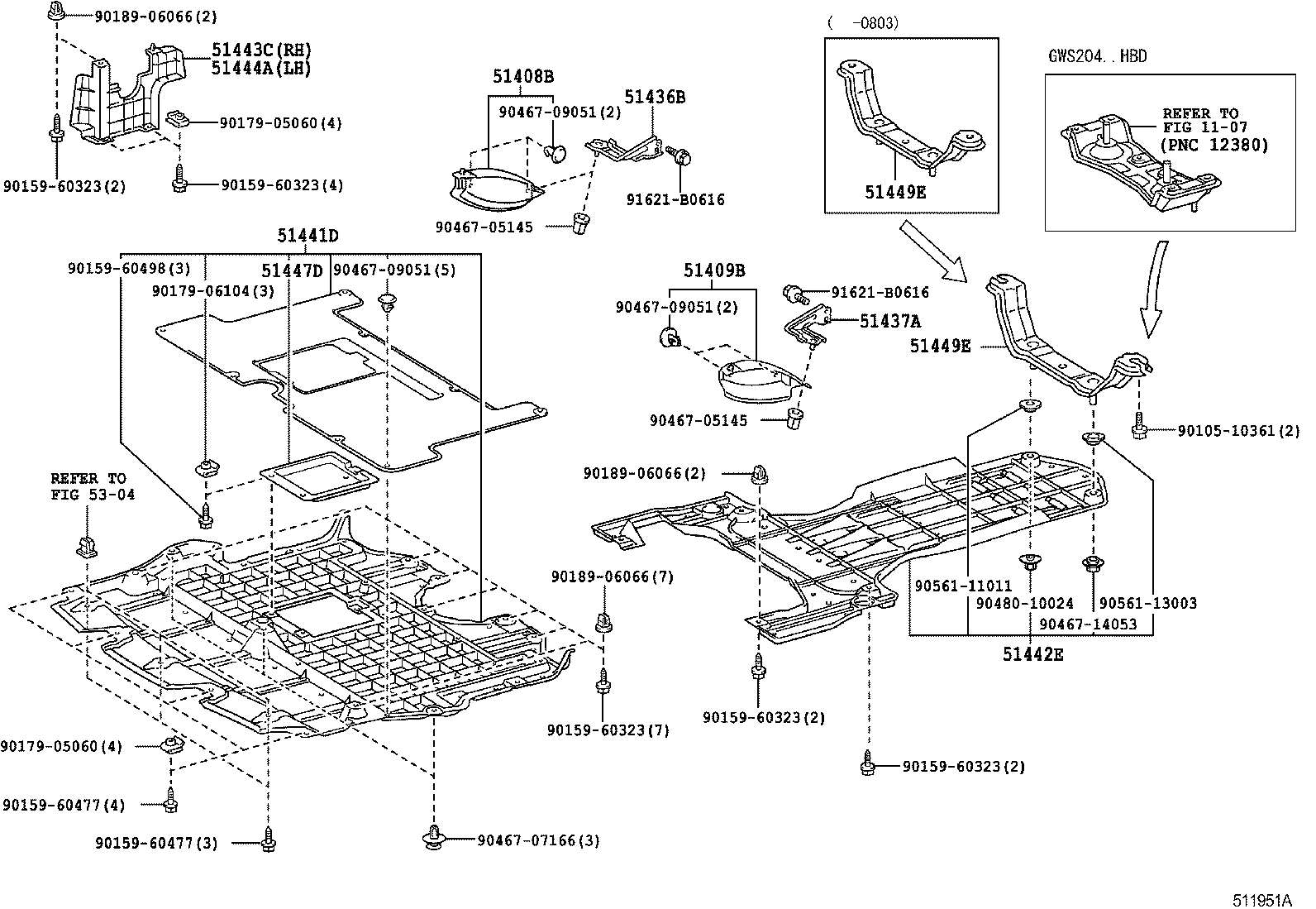  CROWN |  SUSPENSION CROSSMEMBER UNDER COVER