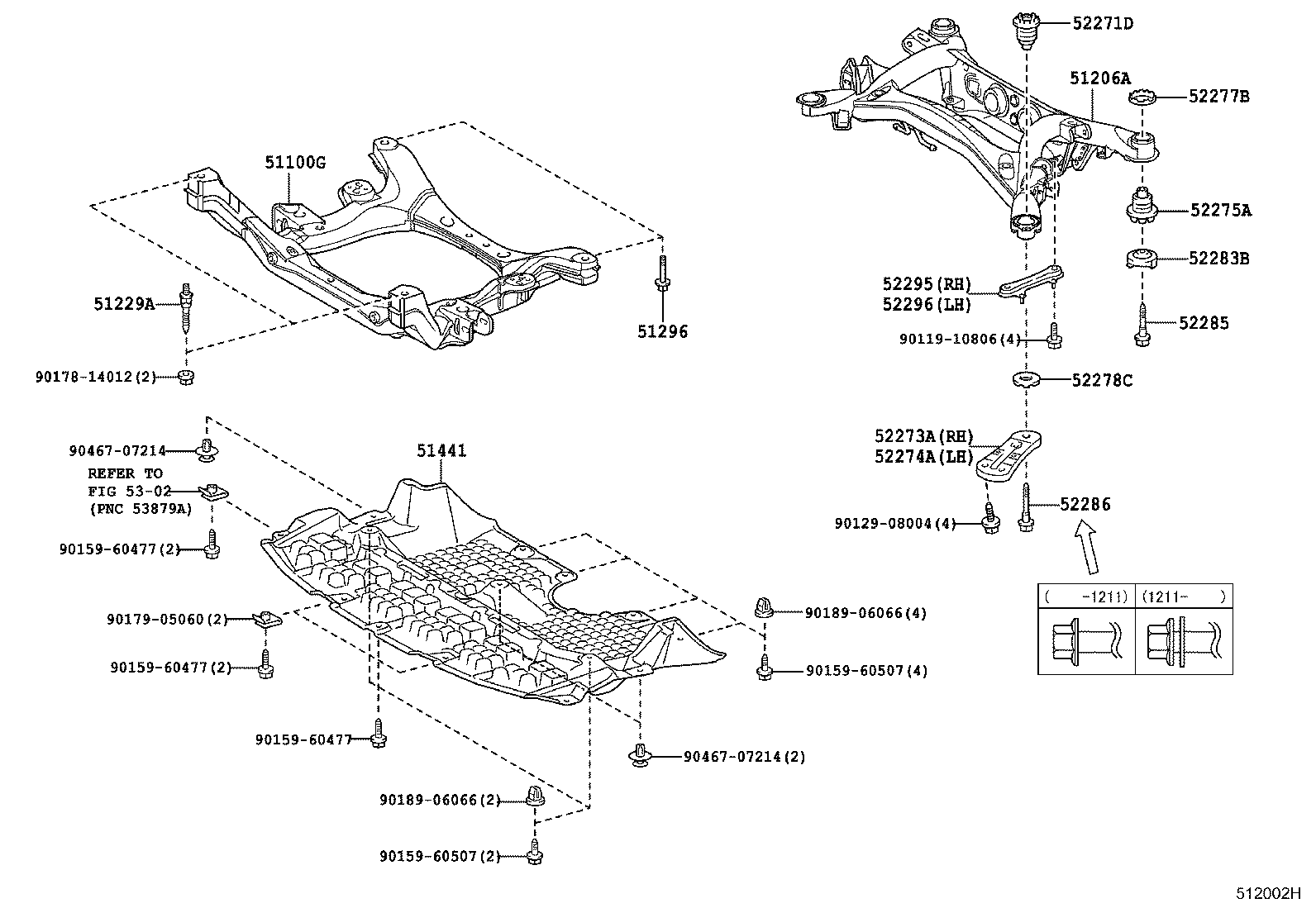  MARK X |  SUSPENSION CROSSMEMBER UNDER COVER