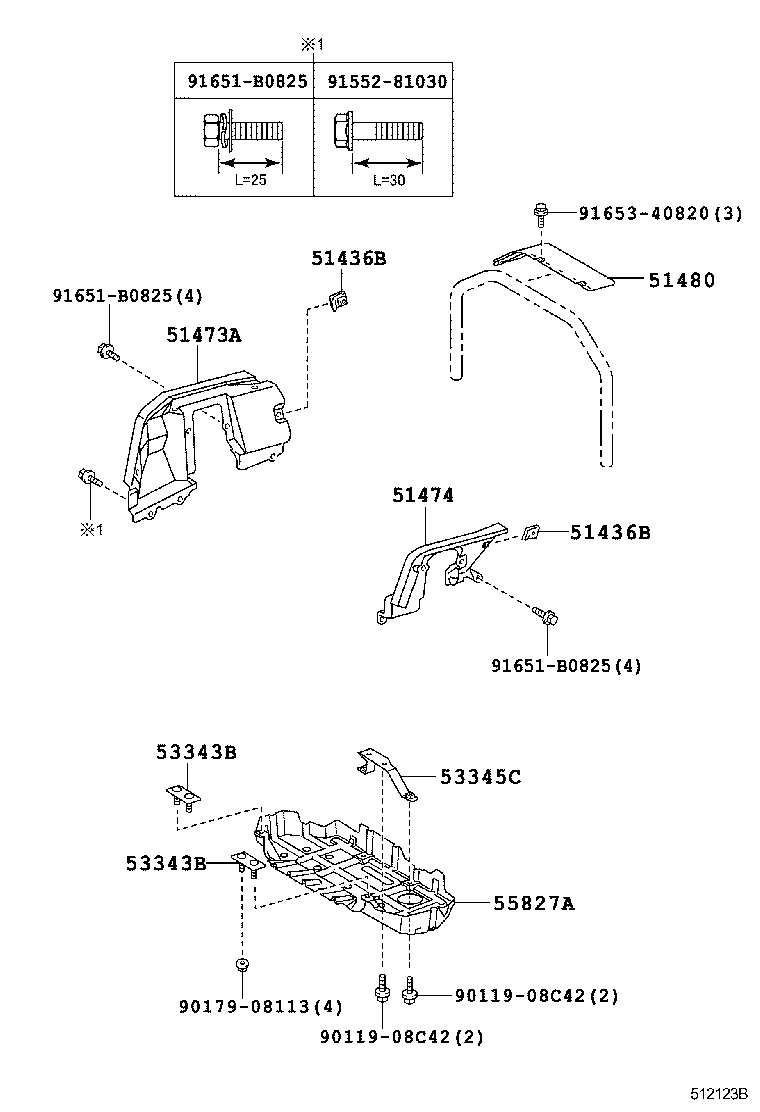  DYNA TOYOACE |  SUSPENSION CROSSMEMBER UNDER COVER