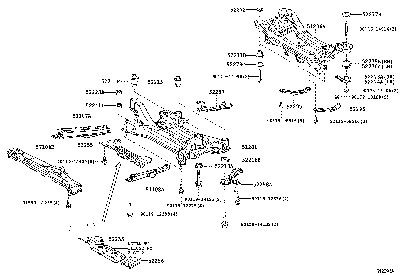  SAI |  SUSPENSION CROSSMEMBER UNDER COVER