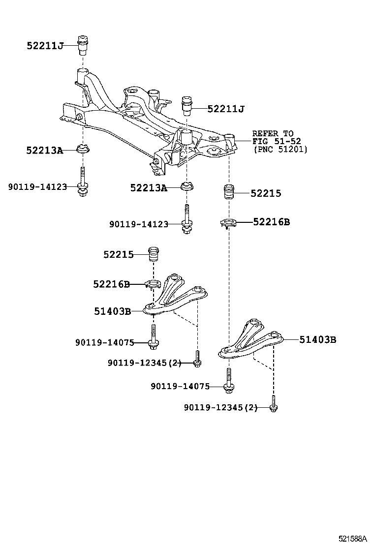  ESTIMA HYBRID |  CAB MOUNTING BODY MOUNTING